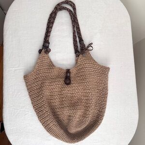 Woven Hobo Handbag